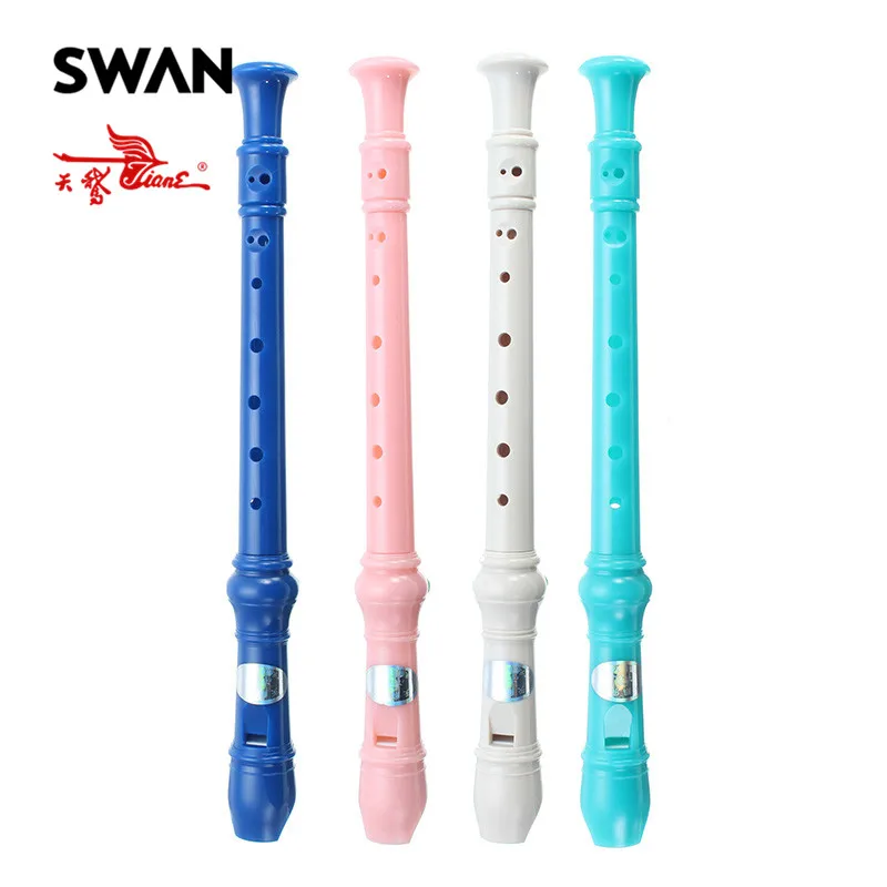 Лебедь немецкий тип 8 отверстий рекордер высокого класса кларнет и чистящий