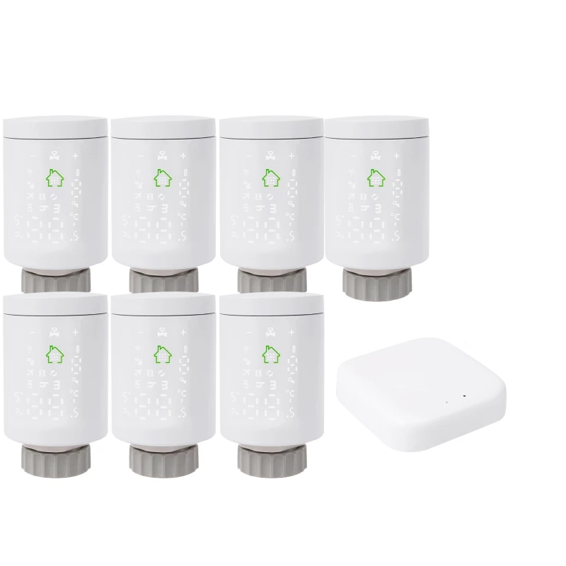 

Wifi TUYA Zigbee3.0 TRV Thermostat Thermostatic Radiator Actuator Remote Control