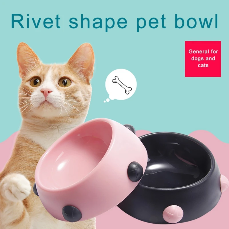 

Plastic Dog Bowl Food Feeder Pet Puppy Cat Feeding Tray Pet Supplies