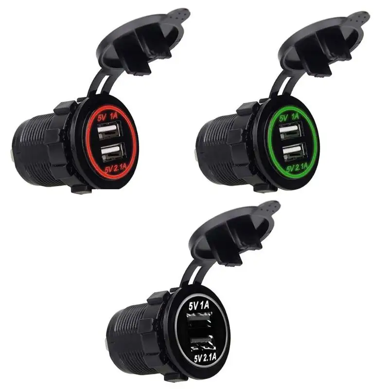 VODOOL универсальное водонепроницаемое автомобильное зарядное устройство DC12V-24V