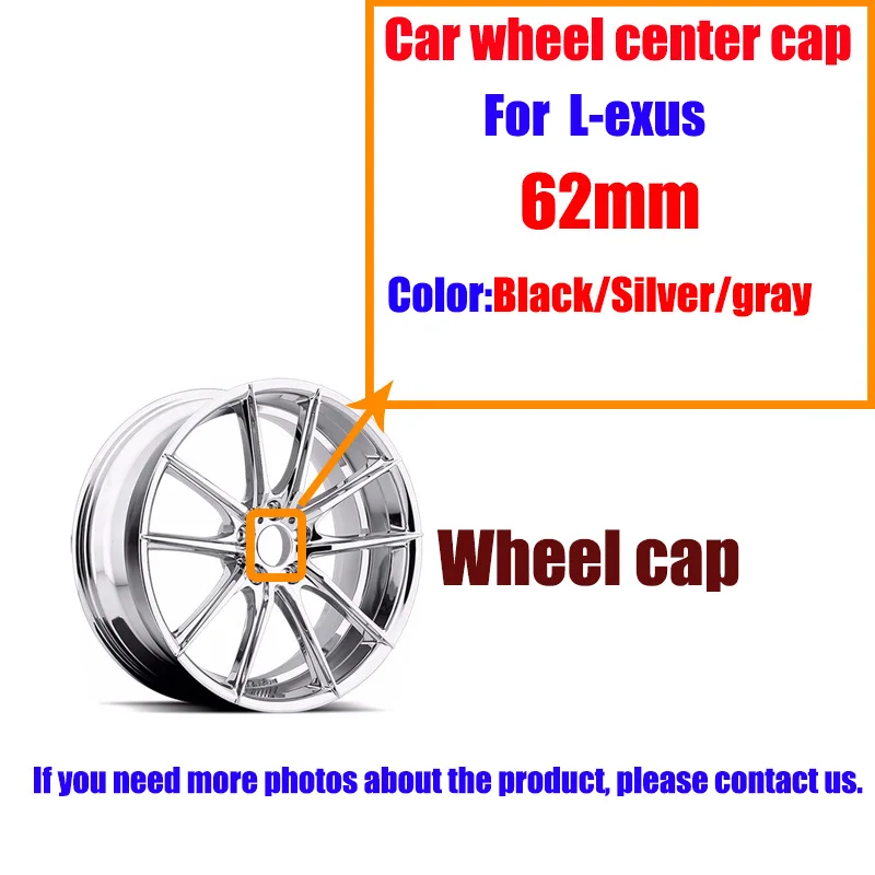 20 штук 62 мм с наружной резьбой Центральная втулка колеса автомобиля крышки Чехлы