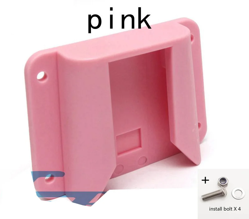pink Для велосипеда из АБС-пластика передний блок несущей сумки адаптер для велосипеда Brompton складывающаяся велосипедная сумка грузовой стеллаж передний блок несущей 7 цветов - Цвет: pink