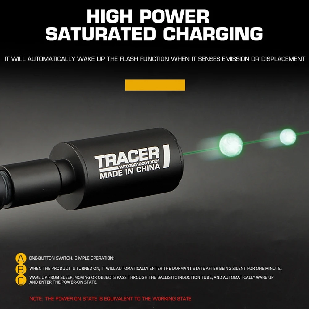 

Tactical Airsoft Tracer Lighter With Fluorescent Effect 14mm/10mm Auto Tracer for Pistol Rifle CS Paintball Shooting Accessories