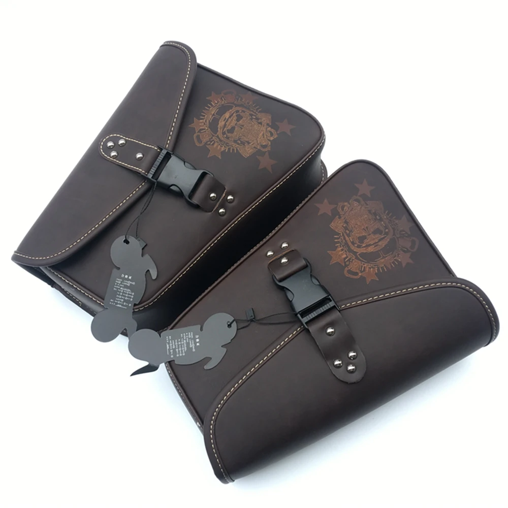 Седельная сумка для мотоцикла коричневая мотоциклетная инструментов подходит