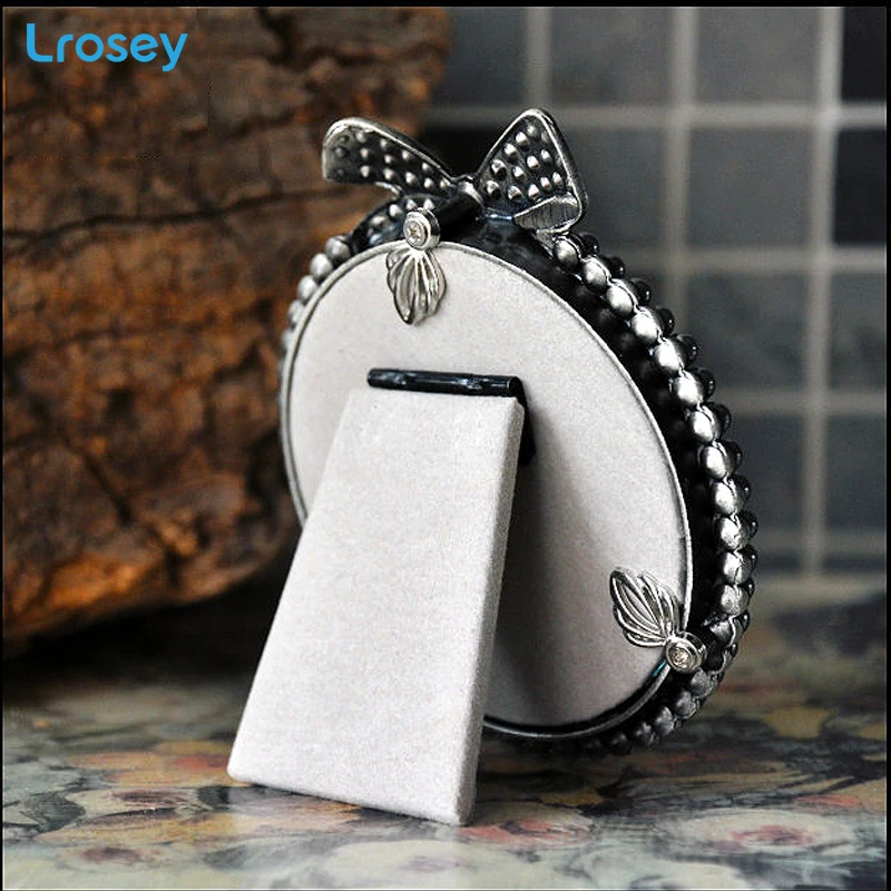 Металлическая рамка для фотографий с жемчугом в стиле ретро украшение дома