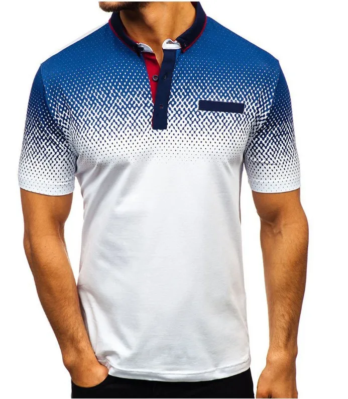 Мужская футболка с принтом PoloShirt for power летние мужские хлопковые топы короткими