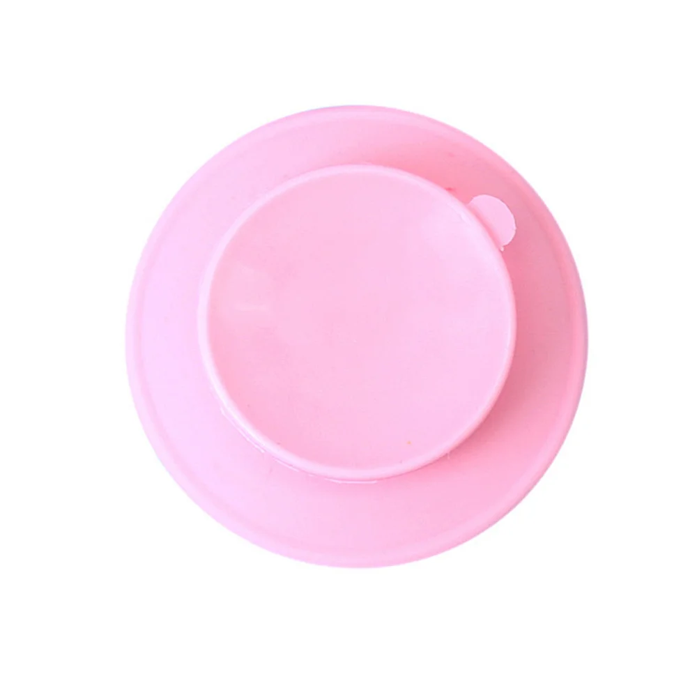 

10pcs Baby Double Sides Suction Bowl Strong Suction Anti - Fall Silicone Fixed Bowl Base Suction Cup Pad Baby Tableware Supplies