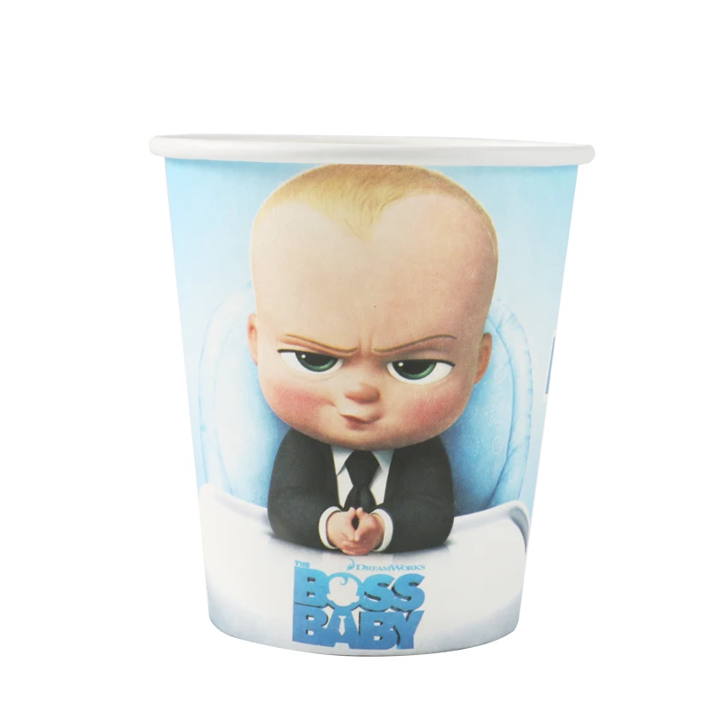 Boss baby Theme Born Leader одноразовая посуда день рождения детский душ стакан тарелка