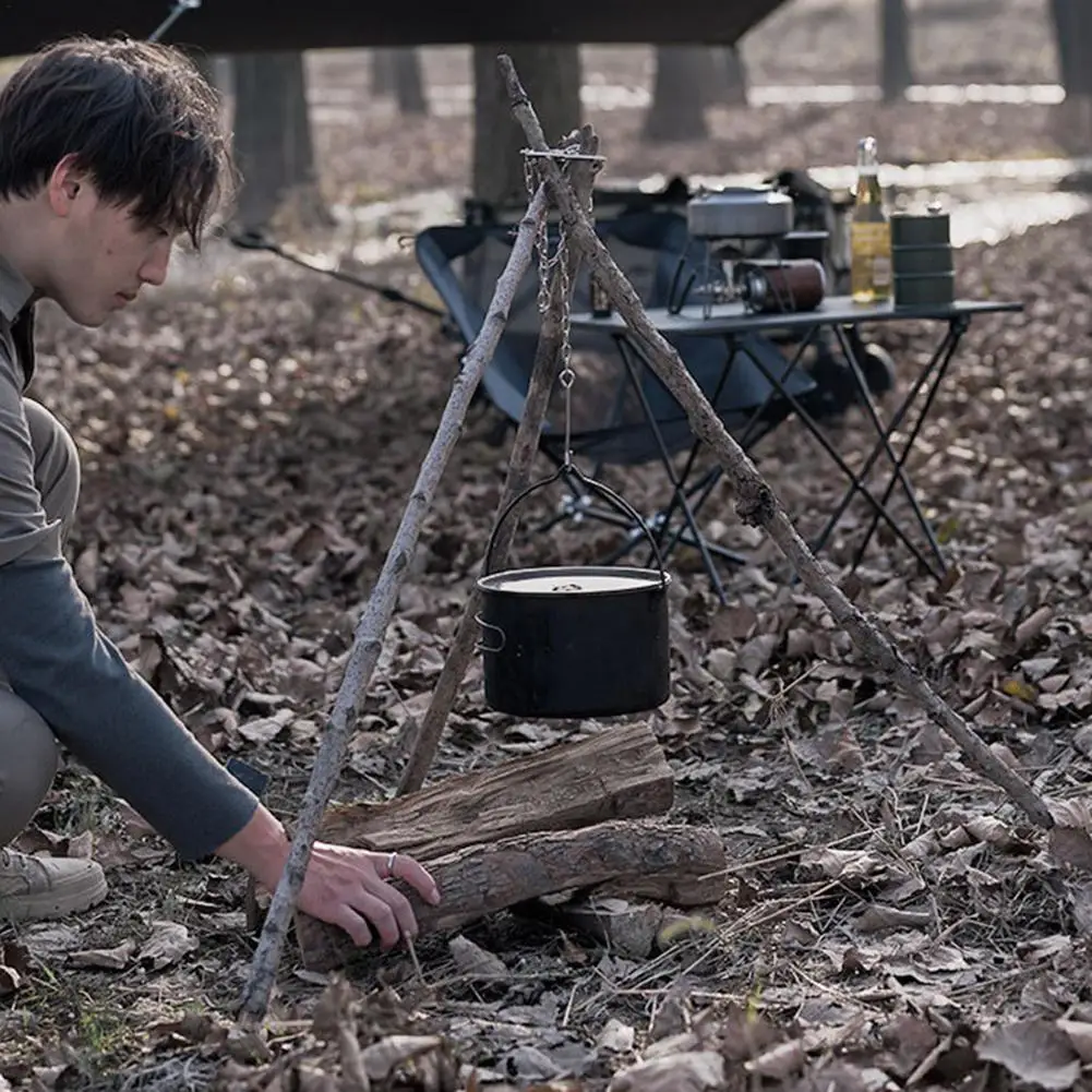Тренога для кемпинга гриль доска готовки на открытом воздухе искусственная из