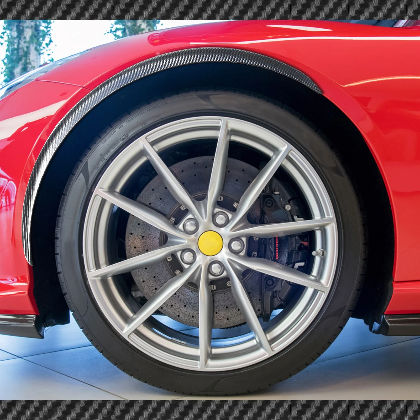 73 см 29 дюймов крыло из углеродного волокна для бровей свода арки обшивки отделка