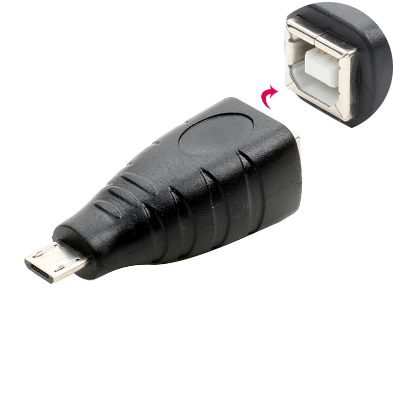 Квадратный порт Тип B USB-B женский для USB2.0/Micro мужской/женский конверсионный разъем