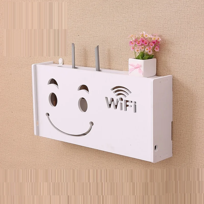 Беспроводной wifi приемный многофункциональный маршрутизатор Европа Вешалка Коробка шкаф полка розетка крышка стеки ТВ-приставка для хранения