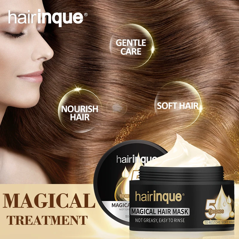 Волшебная маска для лечения волос HAIRINQUE 50 мл увлажняющая питательная