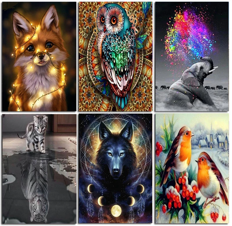 5D DIY Алмазная картина для дома животных полный квадратный крест набор настенная