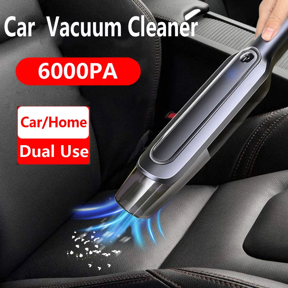 

Новый Ручной беспроводной пылесос, перезаряжаемый автомобильный пылесос с циклонным всасыванием, беспроводной пылесос для влажной и сухой...