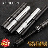 konllen adjustable extension billiard cue three bumper available carbon fiber extension suit for mezzhowfurypredatdrzokue