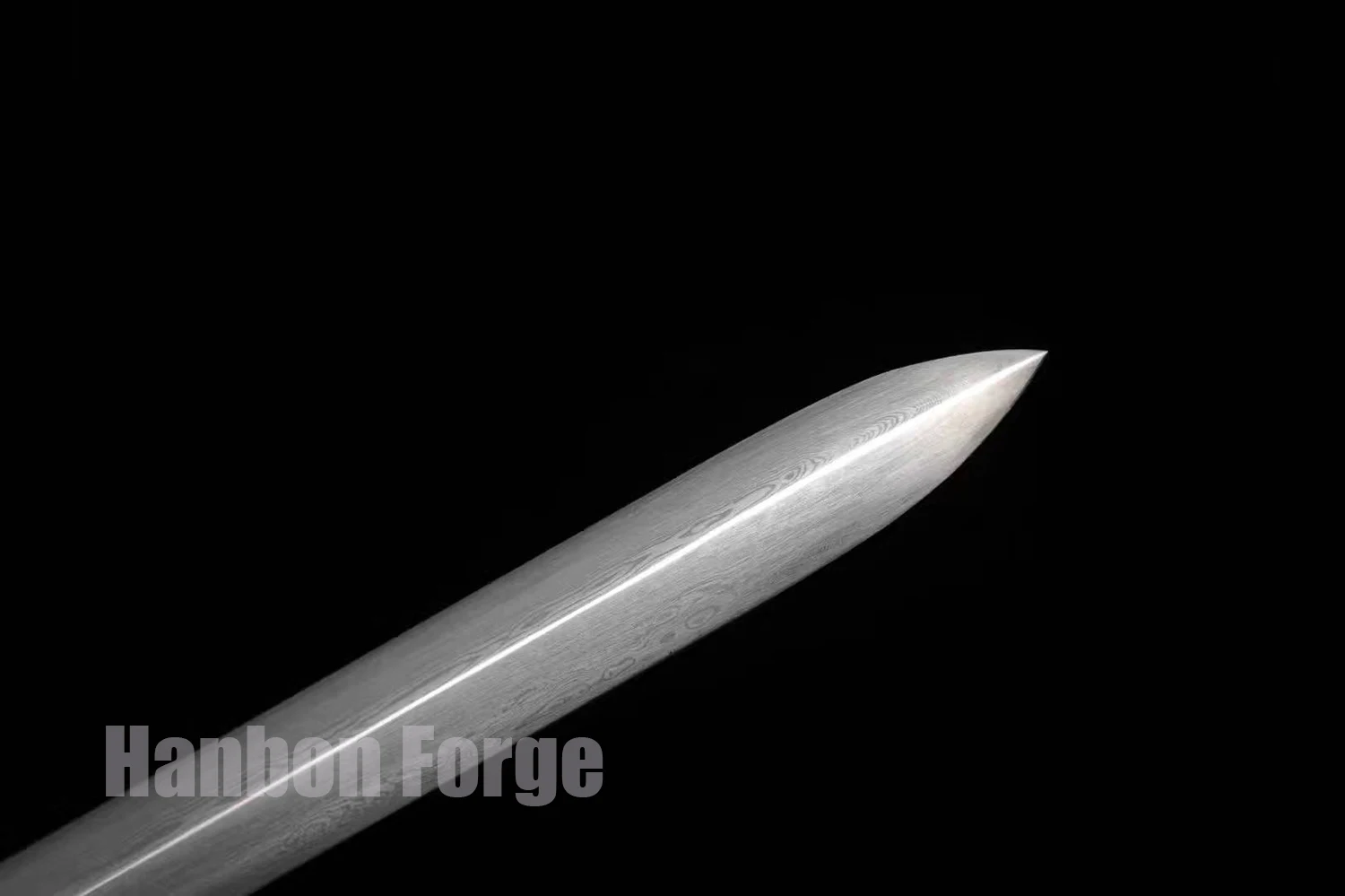 

Chinese JIAN Cane Sword Folded Damascus Steel Blade Handmade Top Quality