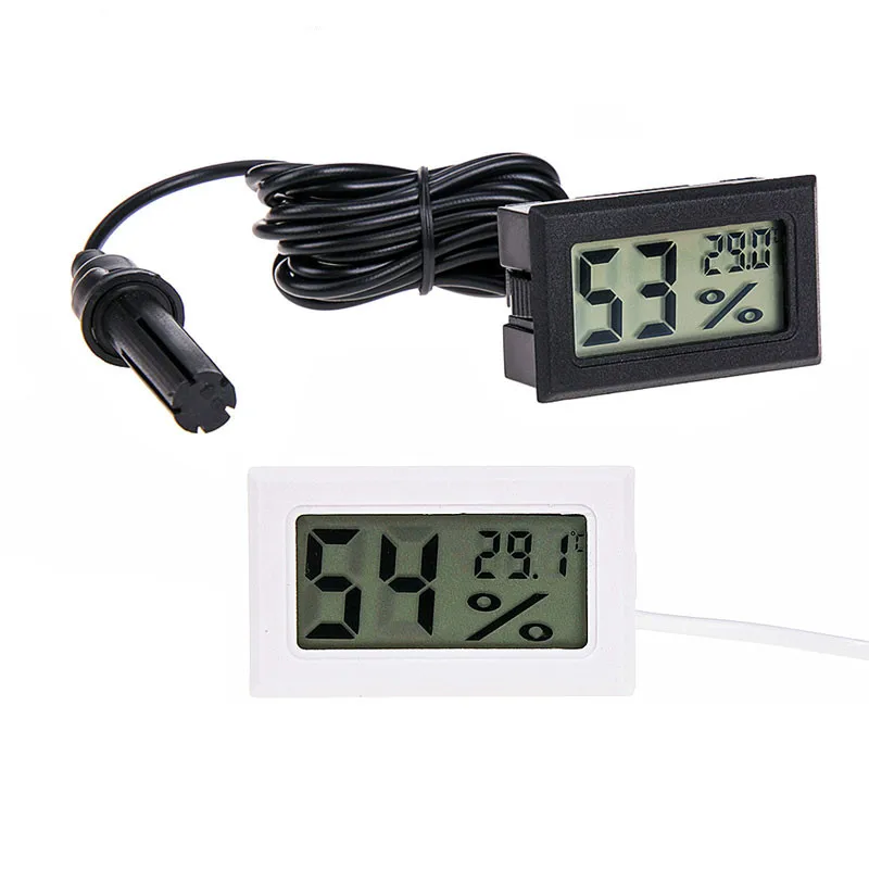 Цифровой термометр гигрометр мини ЖК дисплей измеритель влажности Морозильник