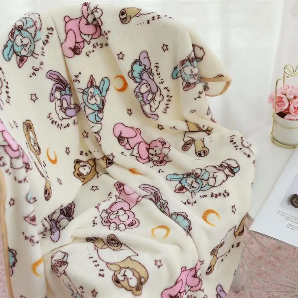 

Japanese Cartoon Bedroom Sofa Blanket Comfortable and Warm Flannel Blanket Travel Quilt Blanket Gift