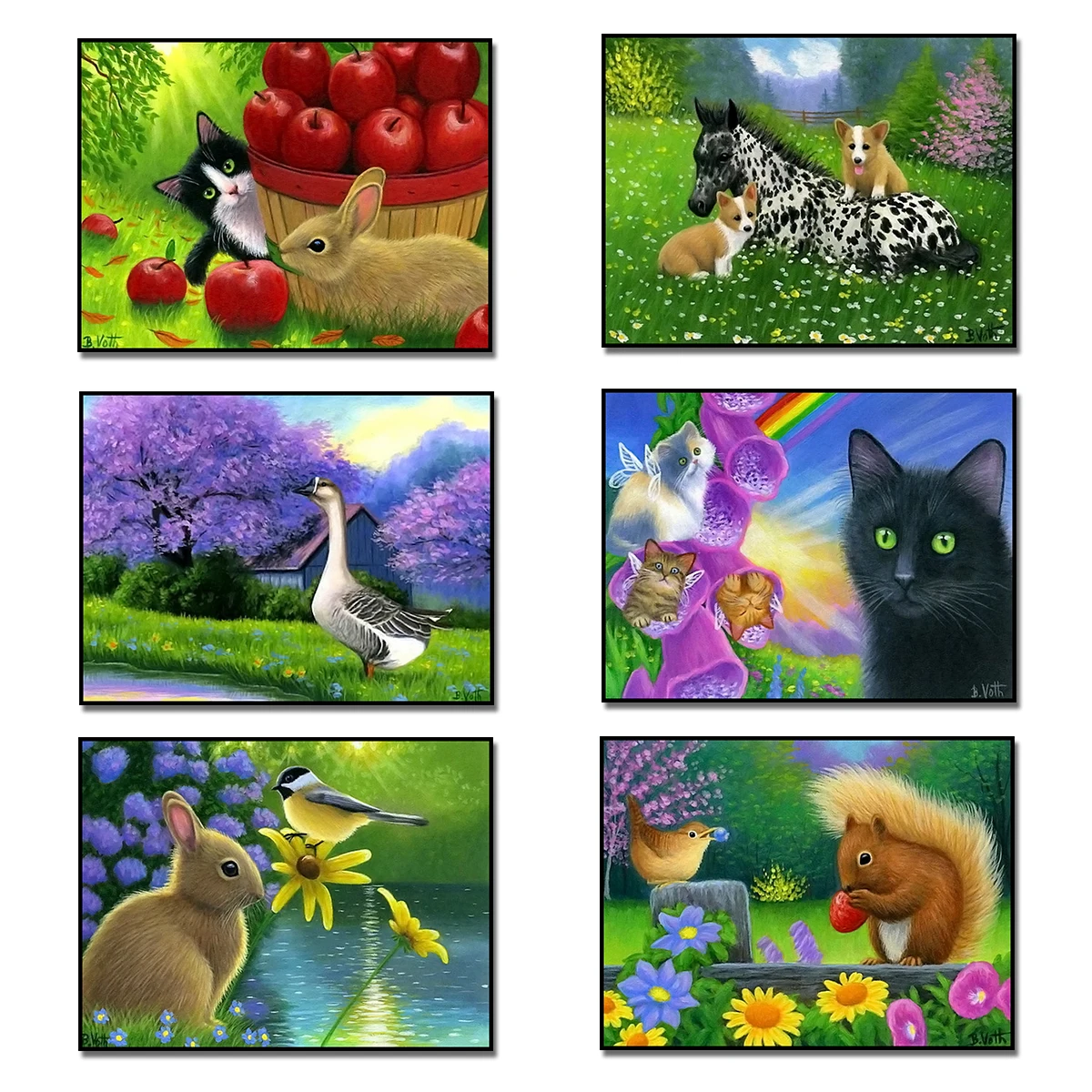 5D Сделай Сам Алмазная Краски ing Животные Ручной Работы Стразы мозаика вышивка