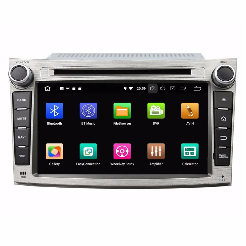 Автомобильный радиоприемник Octa Core Android 9 0 DVD плеер с GPS для Subaru Legacy outback 2009 2012