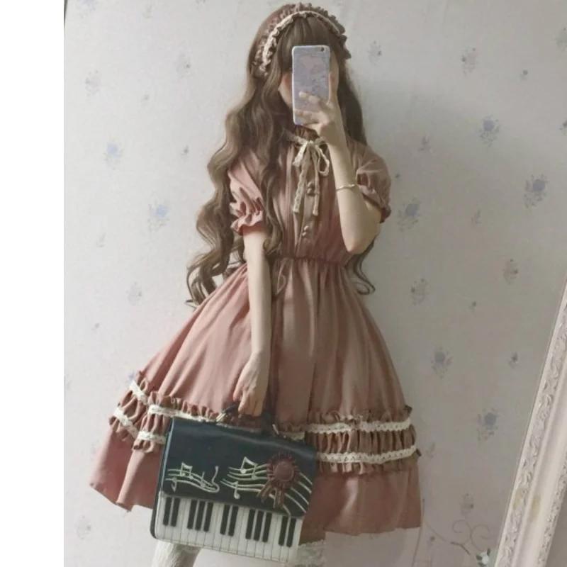 

Женское платье лолиты в викторианском стиле, винтажное платье с длинным рукавом в средневековом и готическом стиле, темпераментные платья ...