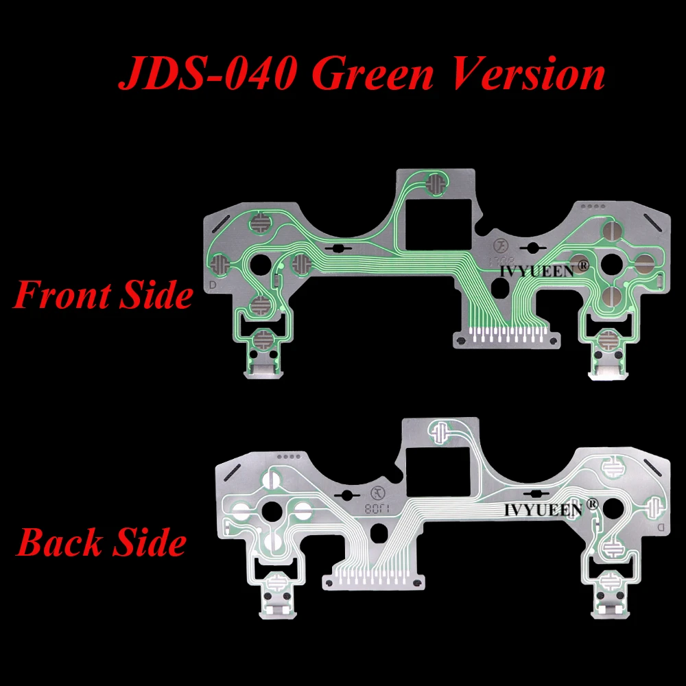 IVYUEEN 10 шт для Dualshock 4 PS4 DS4 PRO Slim проводящая пленка для контроллера пленка проведения пленка для клавиатуры гибкий кабель JDM 050 040 030 011
