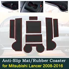 Противоскользящие резиновые накладки на автомобильные двери для Mitsubishi Lancer Ralliart EVO X Galant Fortis EX 2008  2016
