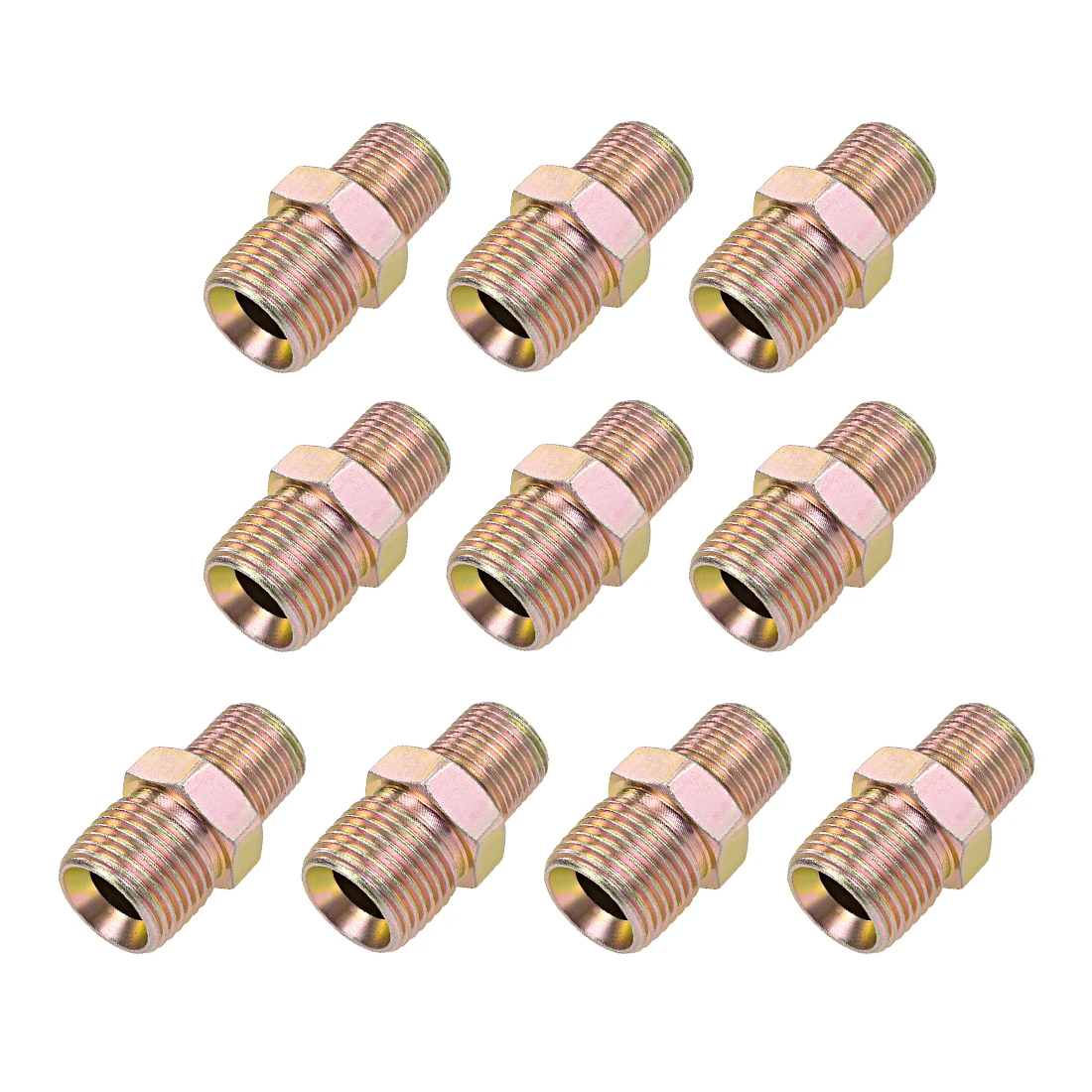 

Переходник uxcell с шестигранным ниппелем 3/8x1/2 BSP, 10 шт.