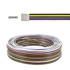 1 м 5050RGB + CCT 6-контактный кабель SM JST Соединительный кабель для светодиодной 0,3 мм 6-жильный Электрический медный провод 6-контактный провод для 5050RGB + CCT полосы света