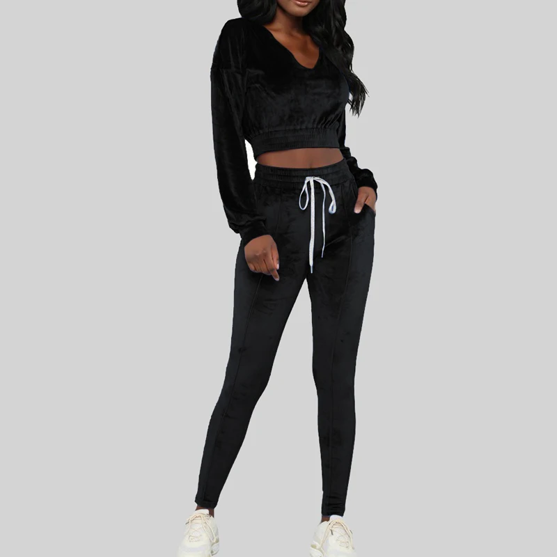 Зимняя одежда спортивный костюм спортивная комплект из двух предметов