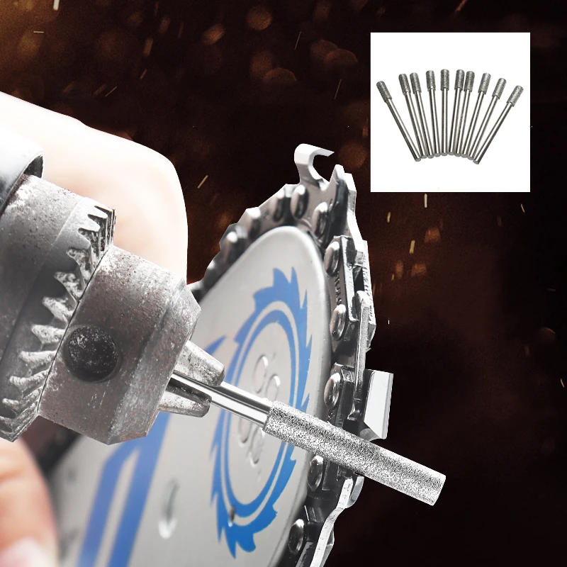 10 шт. цилиндрическая пила с алмазным покрытием для заточки резьба по дереву