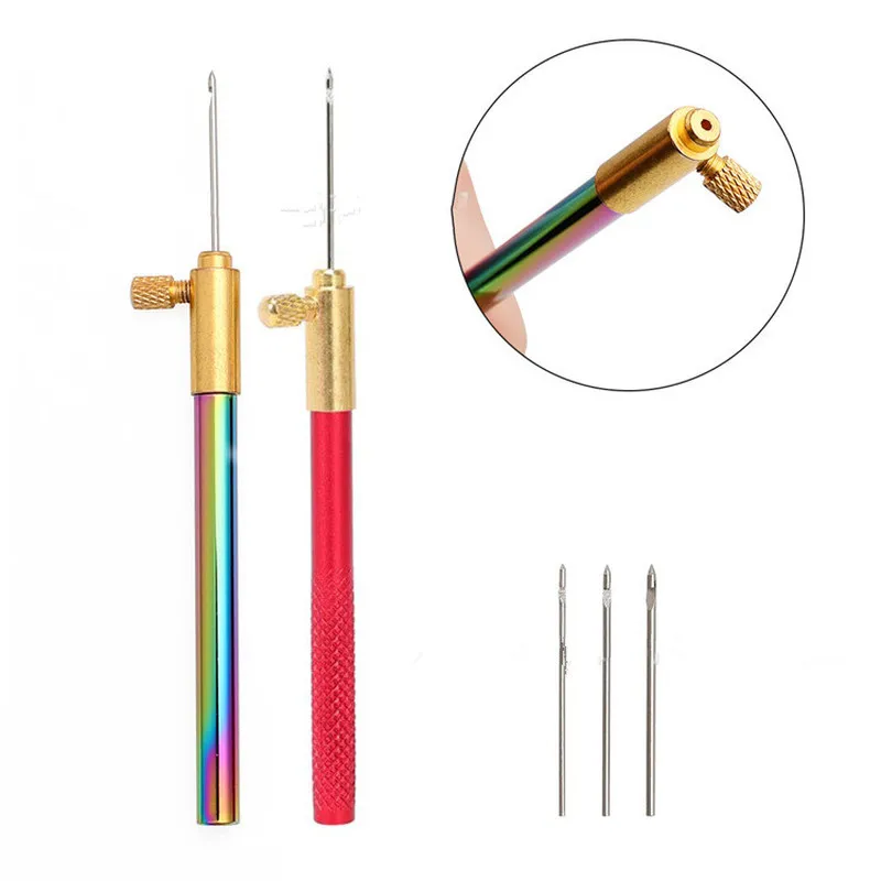 1 Набор французских игл для вышивки крючок вязания люневильский с 3 иглами | Дом и