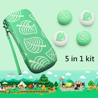 5 in 1 game accessory set cute portable pouch cover for nintendo switch case travel carrying bag for nintend switch lite cases
