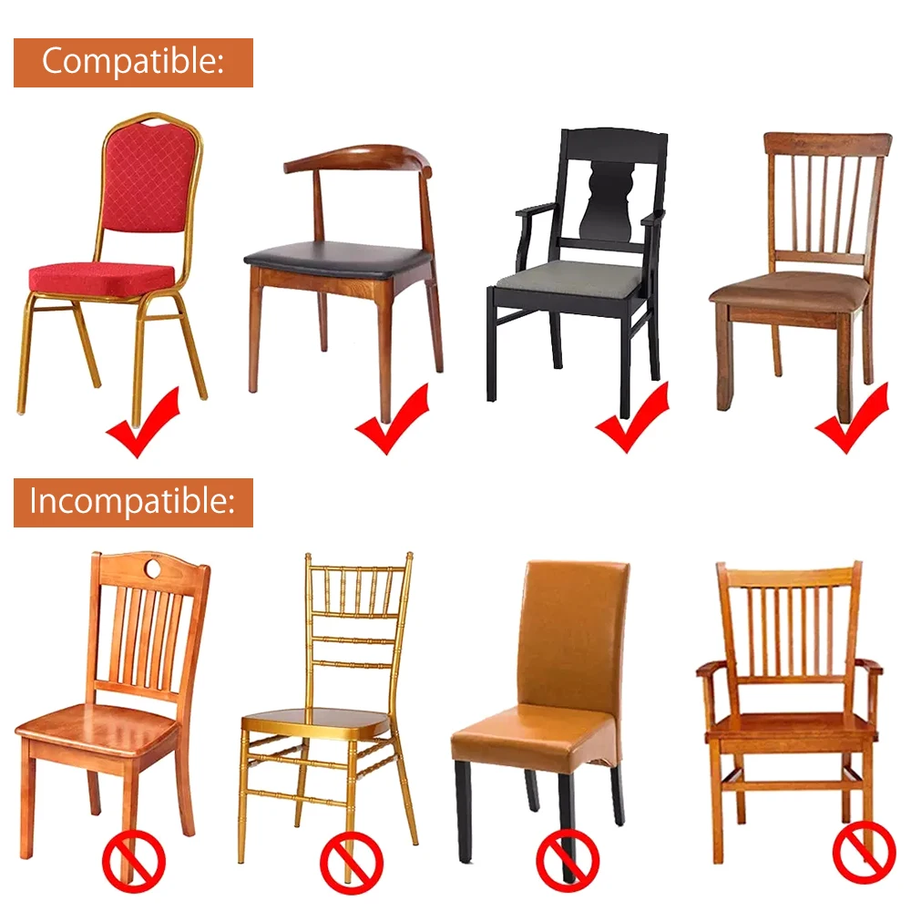 4 шт. кресло полиэфир спандекс съемный эластичный Эластичный Чехол для мебели нескользящий домашний стул для столовой чехол для сиденья
