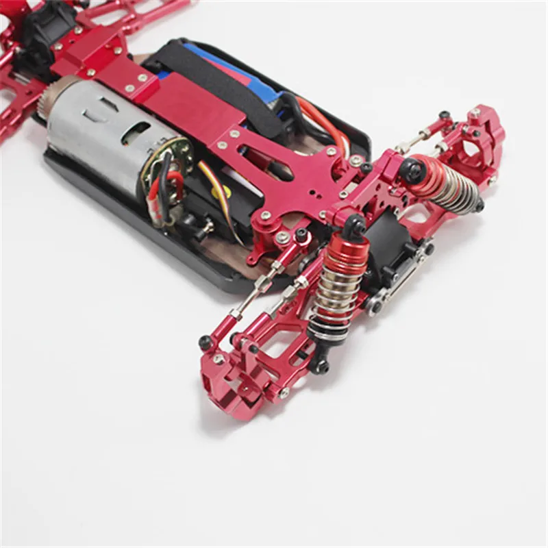 Piezas de repuesto para WLtoys 1:14 144001 RC, mejora completa, asiento de Metal C, taza de direcci&oacute;n, brazo oscilante, eje de transmisi&oacute;n Central-2