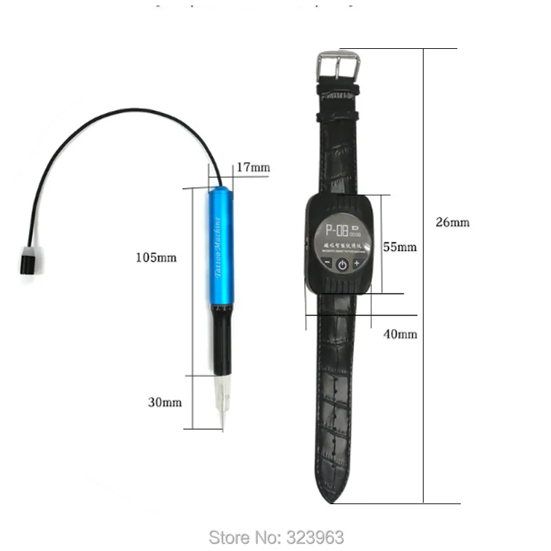 Тату-машинка с умными часами машинка для перманентного макияжа бровей губ