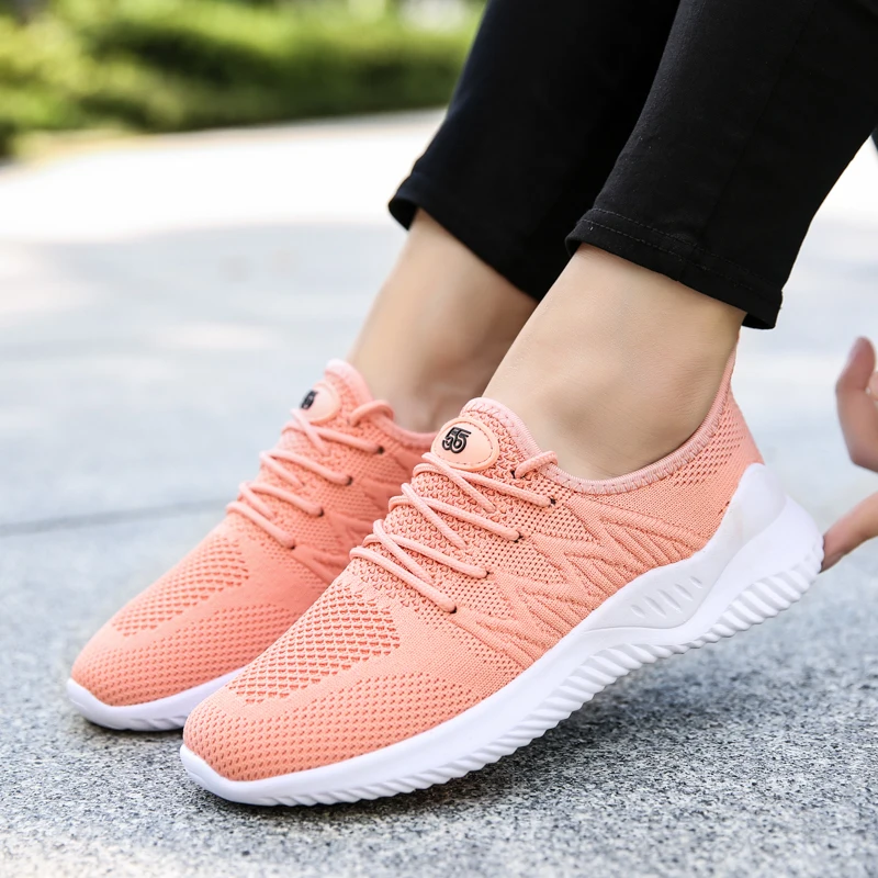 

shoes for women sneakers Comfortable fashionable woman summer running shoes Breathable and lightweight women's casual shoes