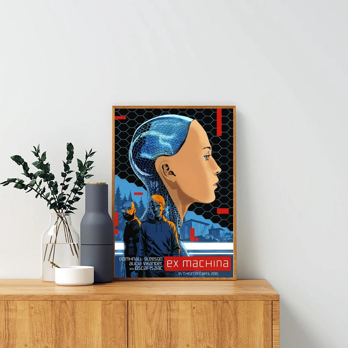 Плакат с фильмом Ex Machina обложка на холсте индивидуальный постер украшение для