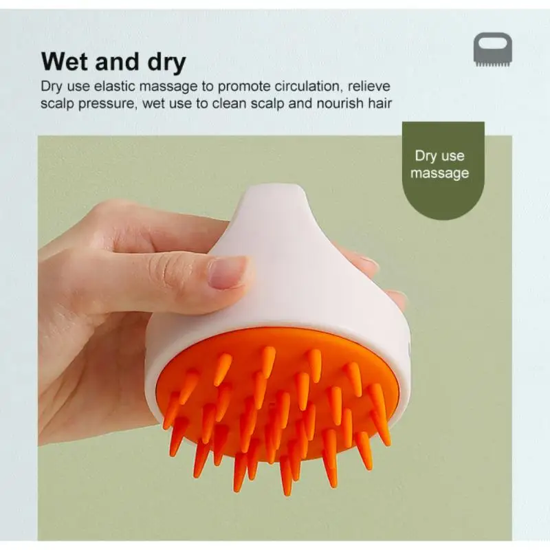 

1Pcs Shampoo Brush Handheld Scalp Meridian Massage Brush Shower Hair Comb Portable Shampoo Brush Hair Care Comb