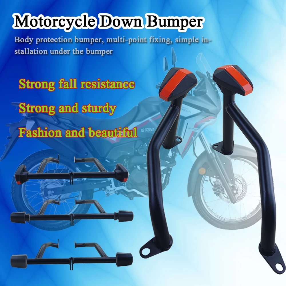 

For Honda CRF190L Motorcycle Engine Guard Down Bumper Crash Bars Stunt Cage Frame Body Protector For Honda Bumper CRF 190L
