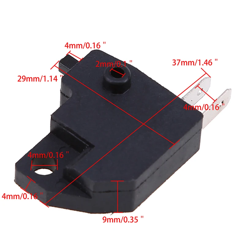 Posbay черный мотоциклетный передний левый и правый рычаг переключатель