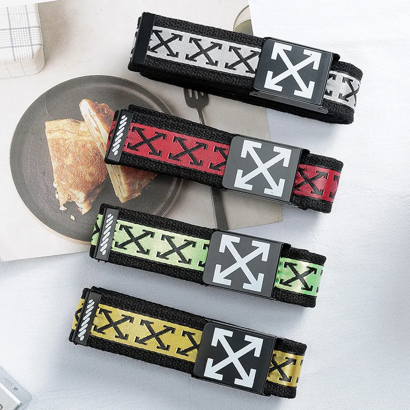 

unisex belt Korean style trendy personality canvas hipster casual simple men's cloth belt 110cm