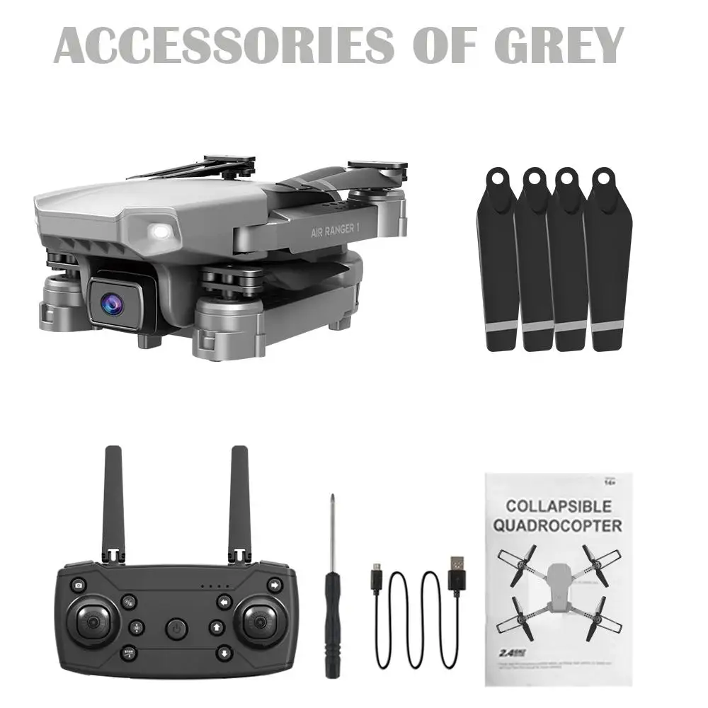 

HJ12 WIFI FPV with Wide Angle HD 4K/1080P/720P/480P Camera Hight Hold Mode Foldable Arm RC Quadcopter