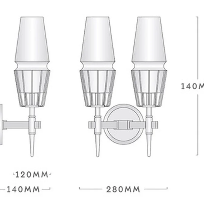 Copper Wall lamp LED Quality Scone Light Modern Bedside Bedroom Mount lighting Stairs fixtures for home 100-240V | Лампы и освещение