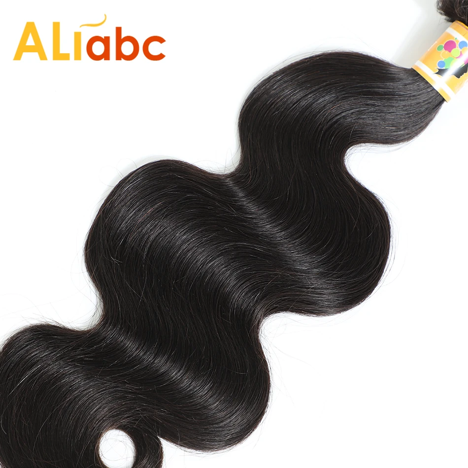 Aliabc волнистые бразильские волосы пряди человеческие натуральный цвет Remy 8 28