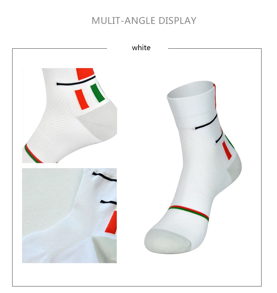 Darevie cycling socks soft sports socks breathable socks elastic biking socks anti-bacterial reflective bicycle cocks MTB road