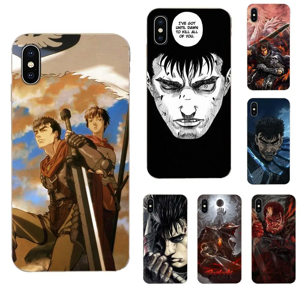 Мягкий чехол Berserk для телефона в стиле аниме Huawei Honor 4C 5A 5C 5X 6 6A 6X 7 7A 7C 7X 8 8C 8S 9 10 10i 20 20i