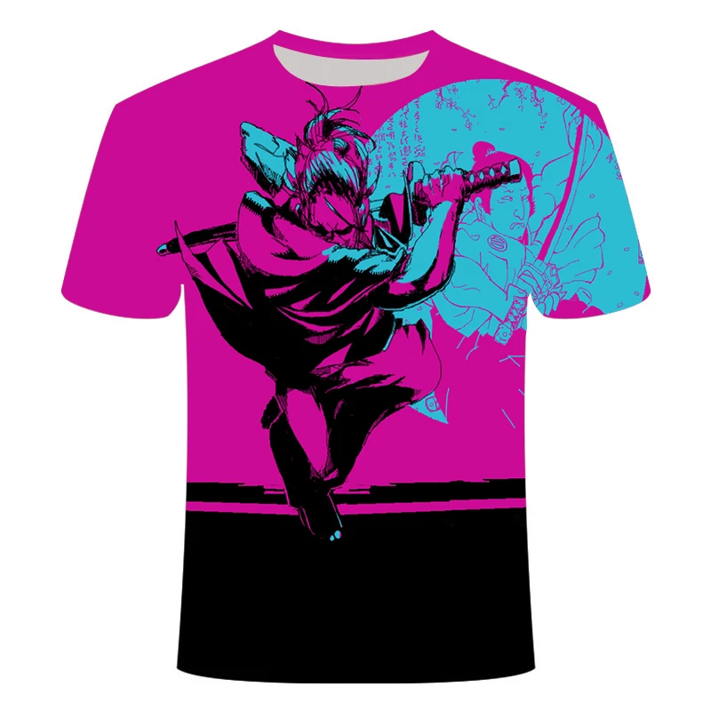 

2021 new boutique men's and women's hip-hop fashion casual T-shirt 3D printing Harajuku all-match O-neck T-shirt 110-6XX