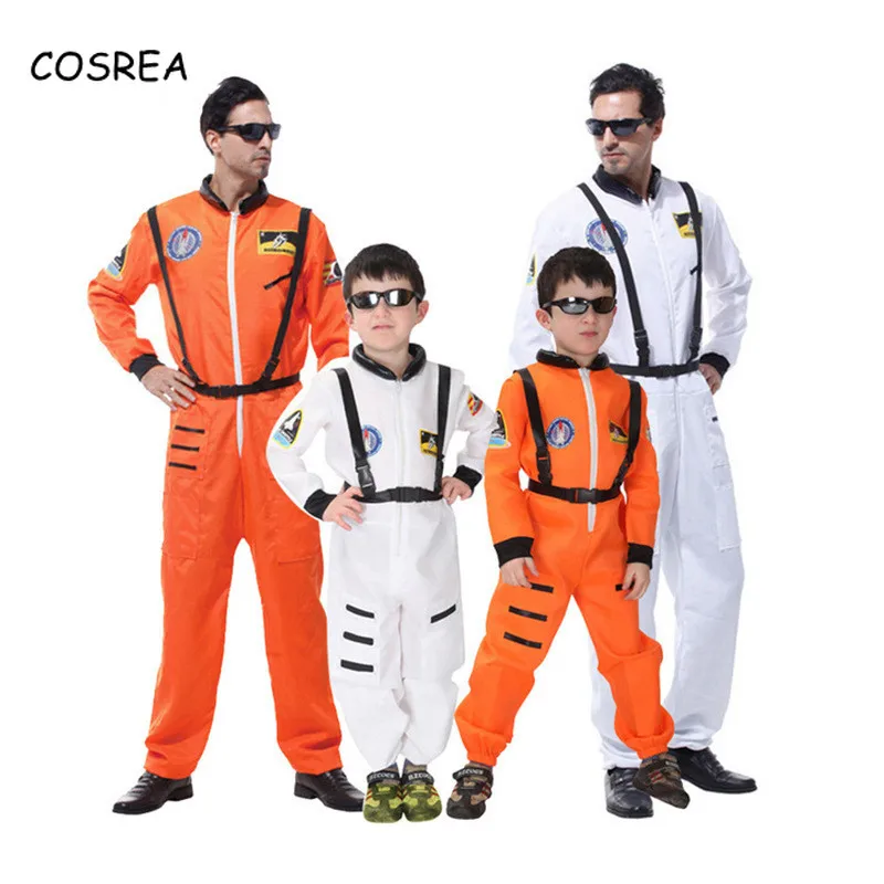 Костюм космонавта для взрослых на Хэллоуин Одежда мальчиков костюм